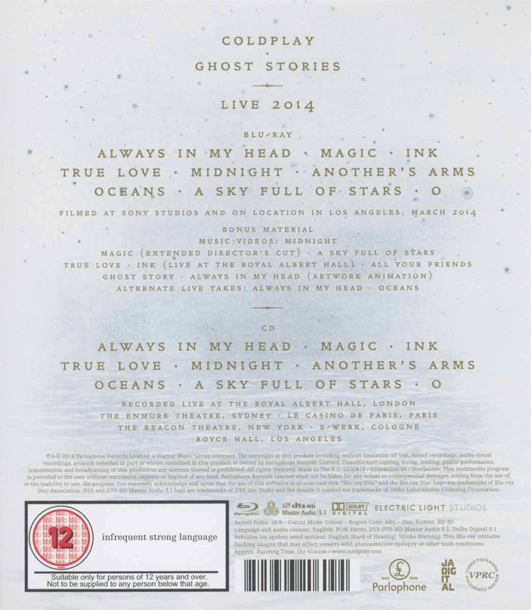 Coldplay - Ghost Stories / Live 2014