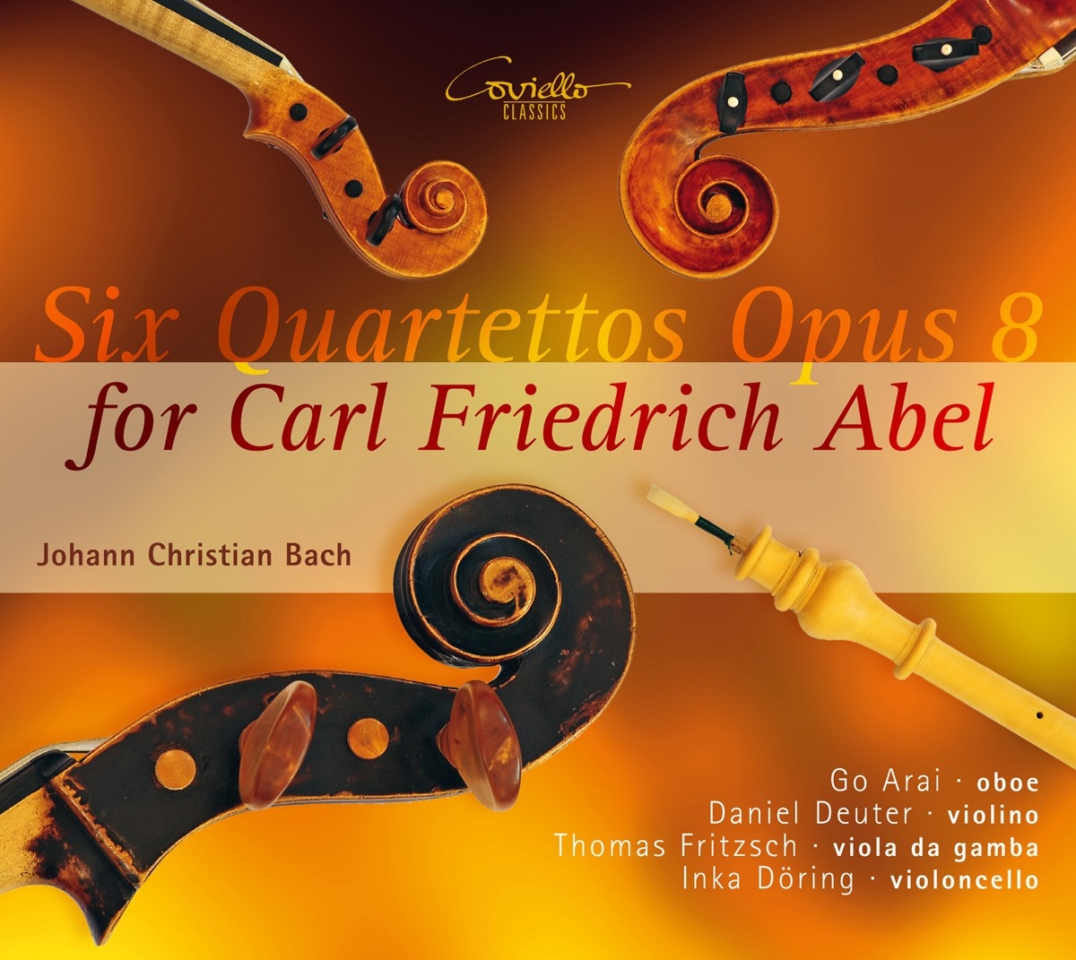 6 Quartette Op. 8 Für Carl Friedrich Abel