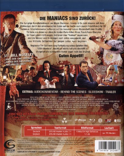 2001 Maniacs 2 - Es ist angerichtet