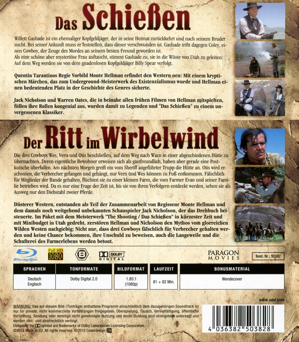 Das Schießen / Der Ritt Im Wirbelwind