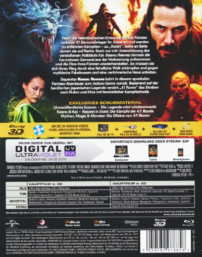 47 Ronin  (inkl. Digital Ultraviolet)